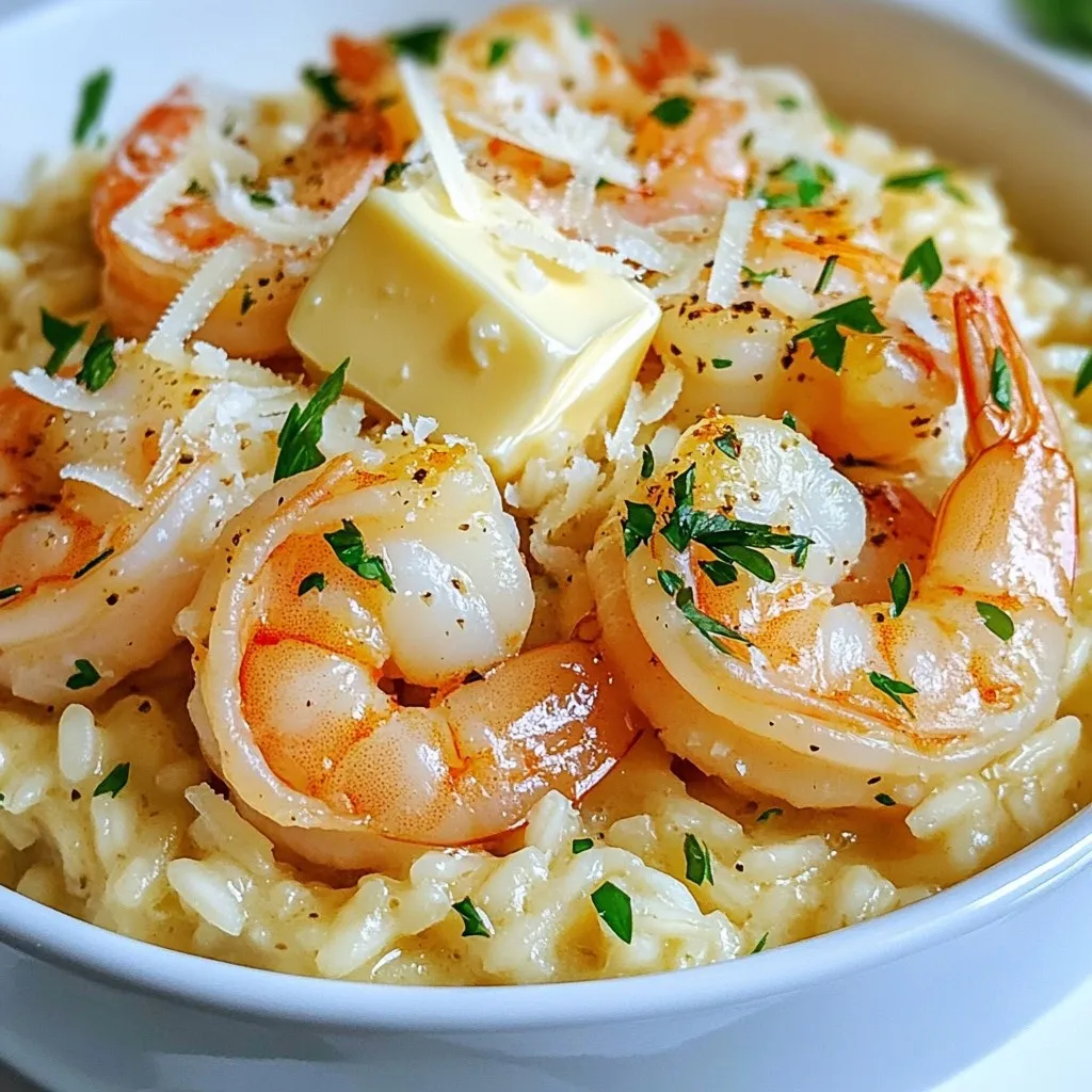 Garlic Butter Shrimp Risotto Flavorful Dinner Delight