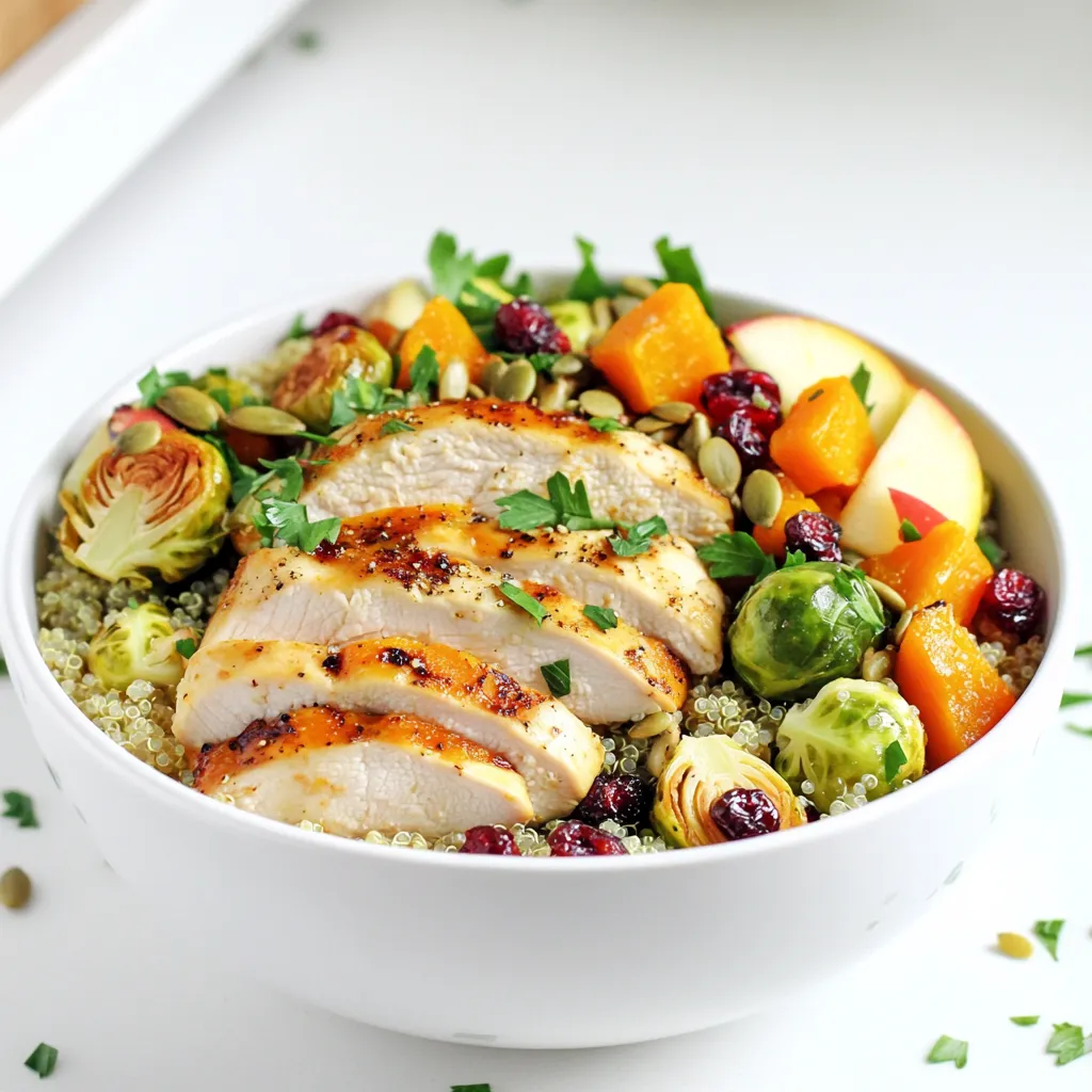 Harvest Chicken Grain Bowls for a Healthy Meal