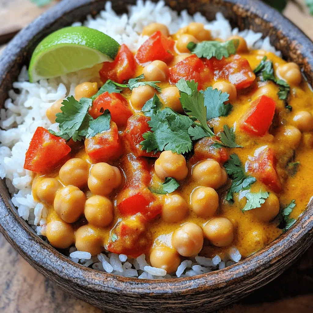 Chickpea Curry Flavorful and Easy One-Pot Meal