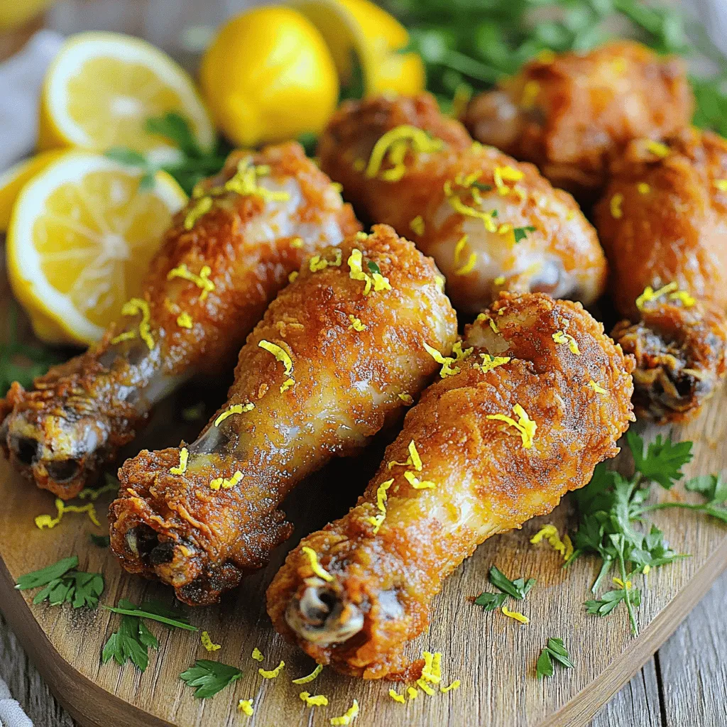 Lemon Tea Fried Chicken Flavorful and Crispy Delight