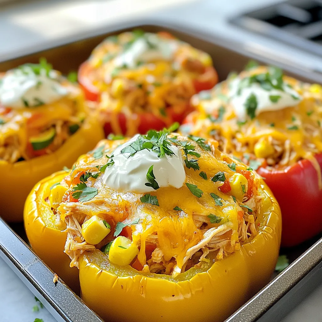 Irresistible Chicken Fajita Stuffed Peppers Easy Recipe