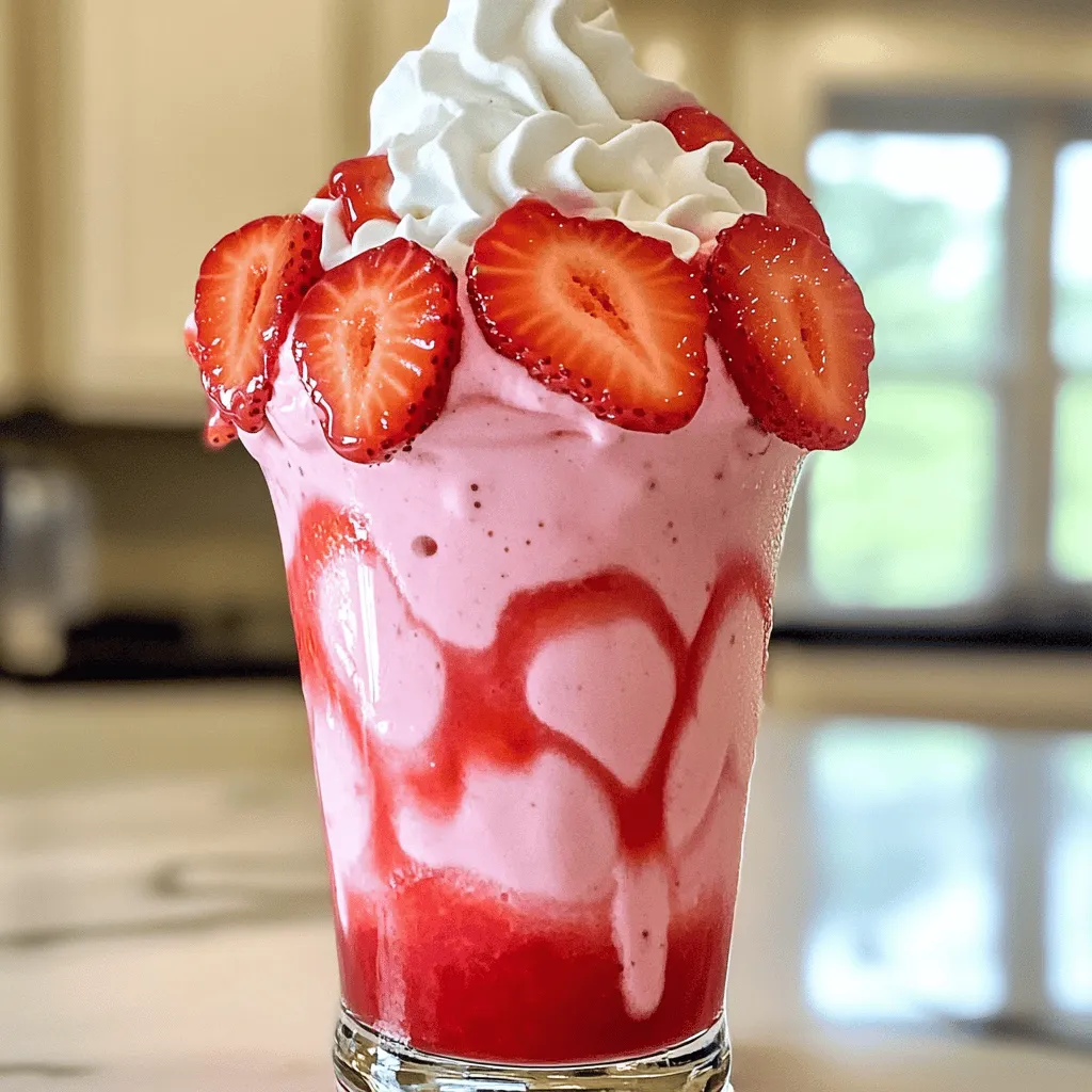 Strawberry Delight Frappuccino: A Refreshing Treat for Warm Days
