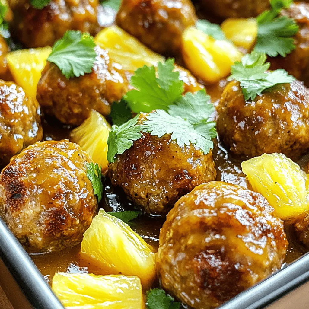 Hawaiian meatballs are a fun twist on classic meatballs. They blend savory and sweet flavors, making them unique. You get a taste of the islands with each bite.
