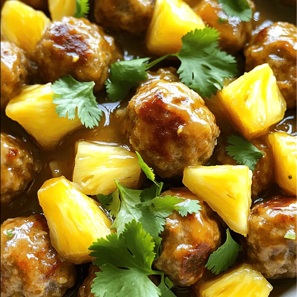 Hawaiian Meatballs Flavorful and Easy Recipe Guide