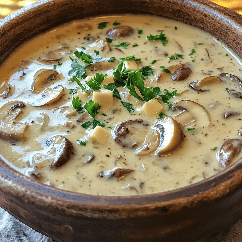 Homemade Condensed Cream of Mushroom Soup Delight