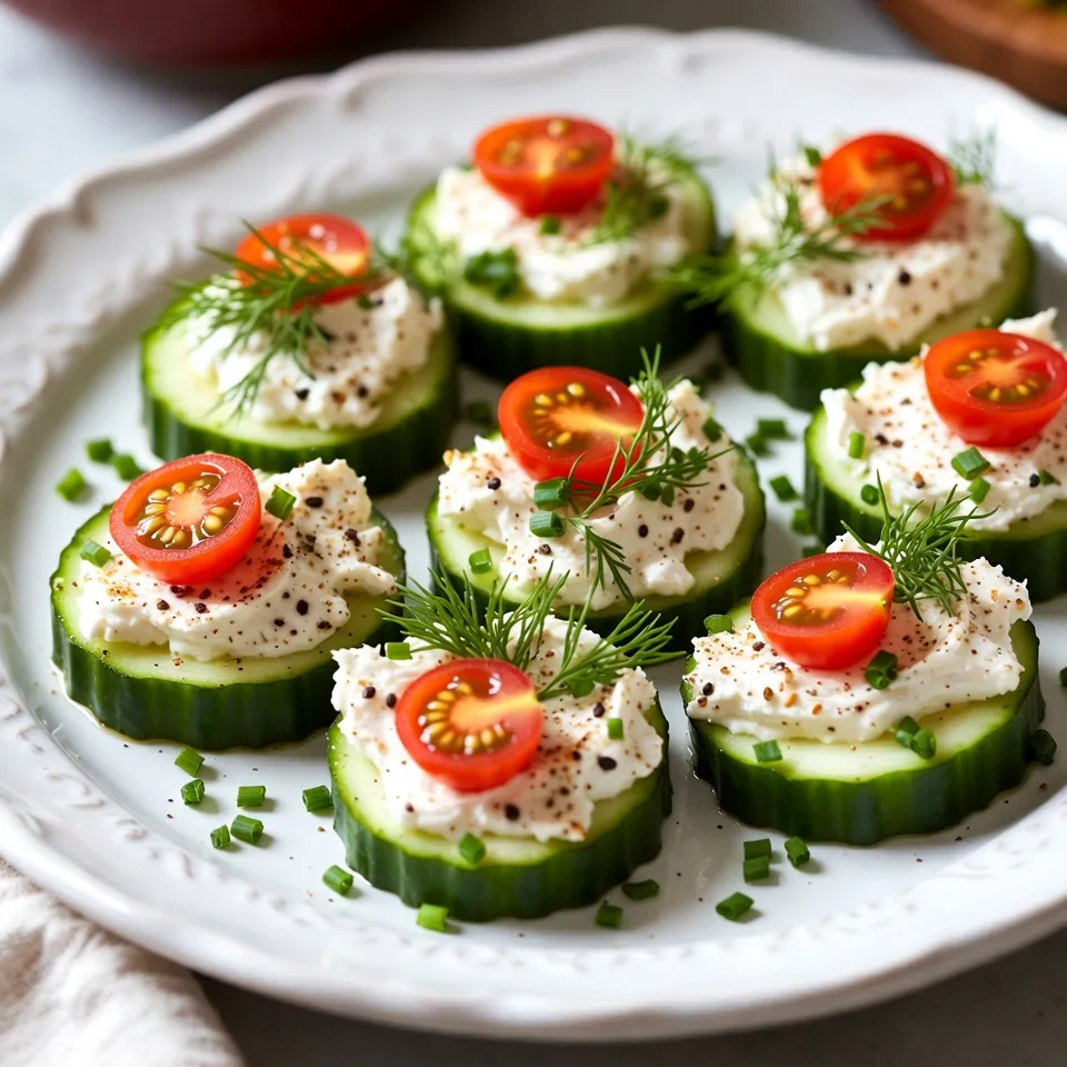 Everything Bagel Cucumber Bites Fresh and Tasty Snack