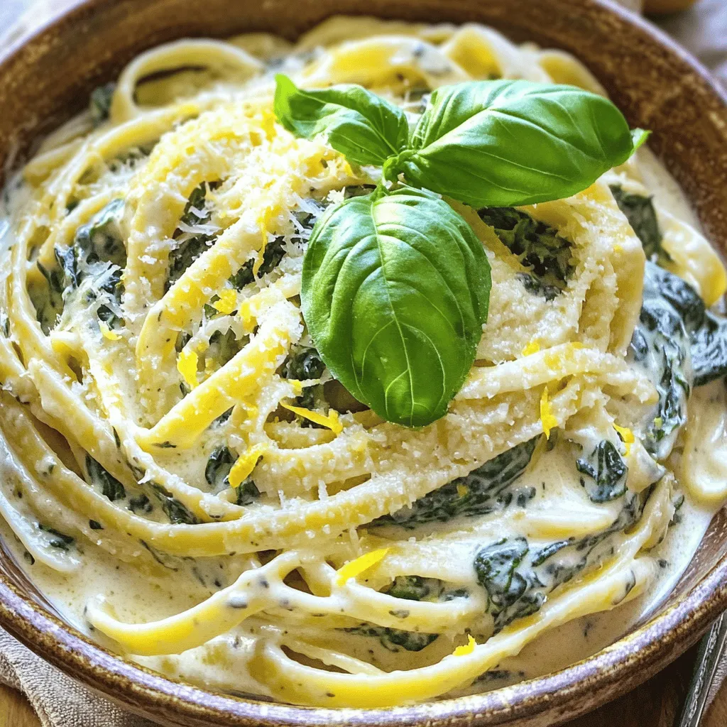 Creamy Spinach Pasta Irresistible Quick Dinner Delight