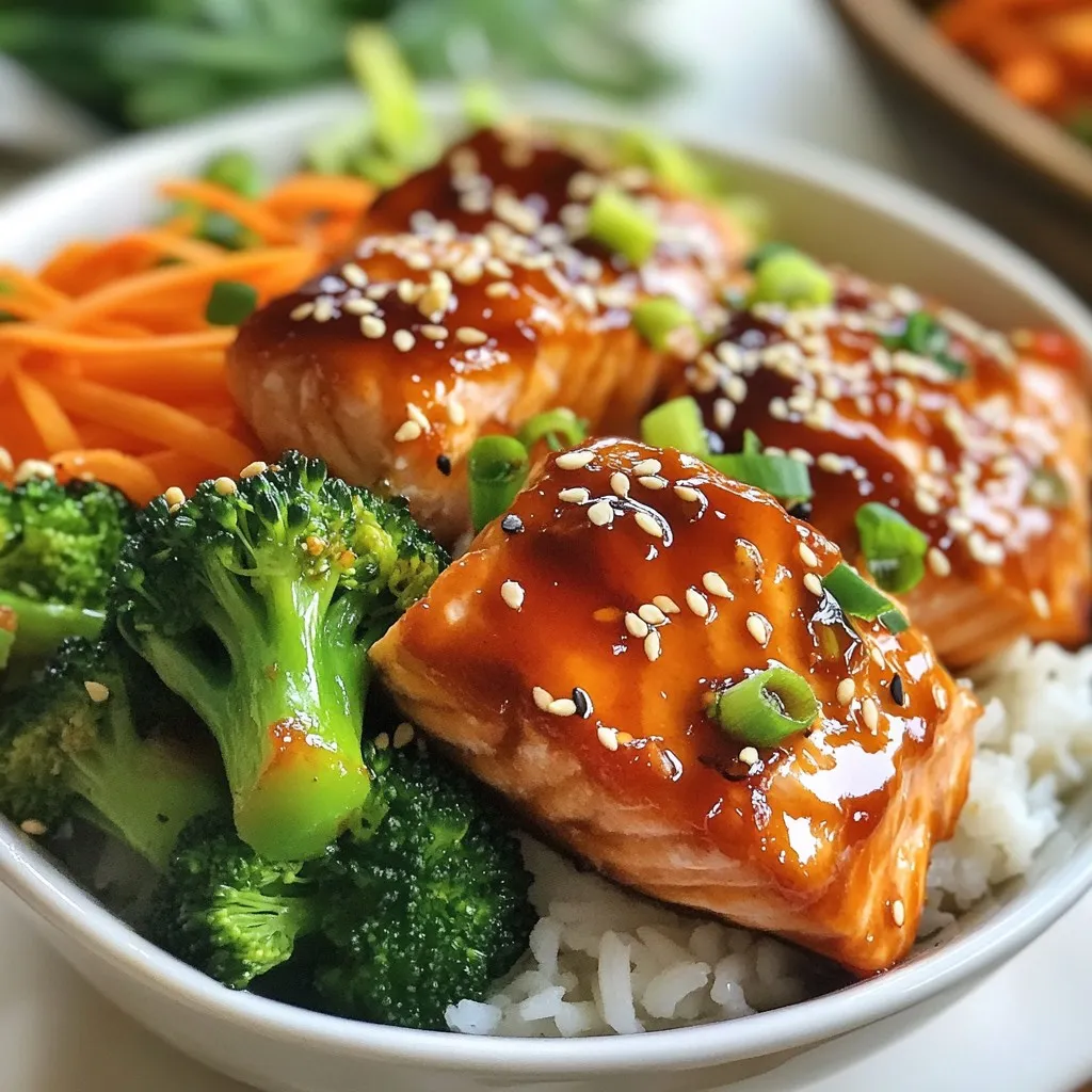 Teriyaki Salmon Rice Bowls Flavorful and Nutritious Meal