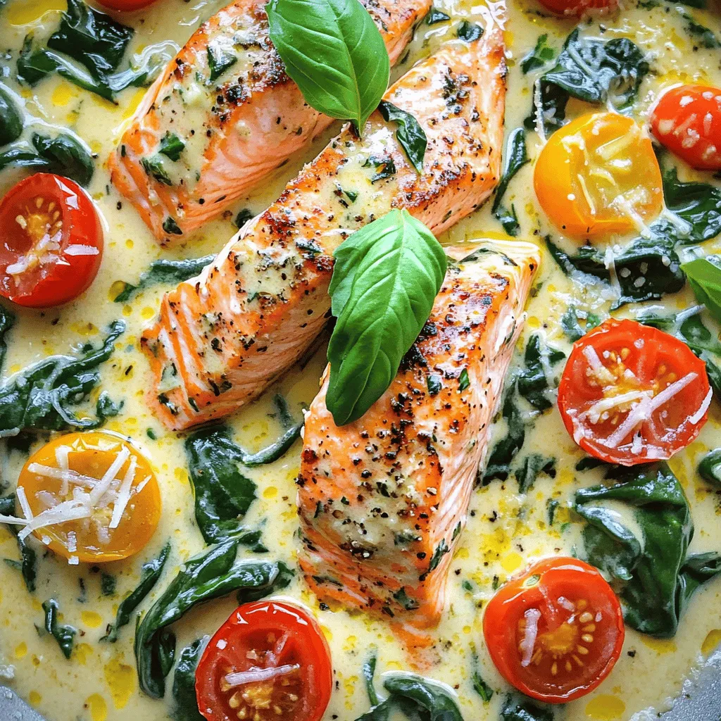 Creamy Tuscan Salmon Flavorful and Easy Weeknight Meal