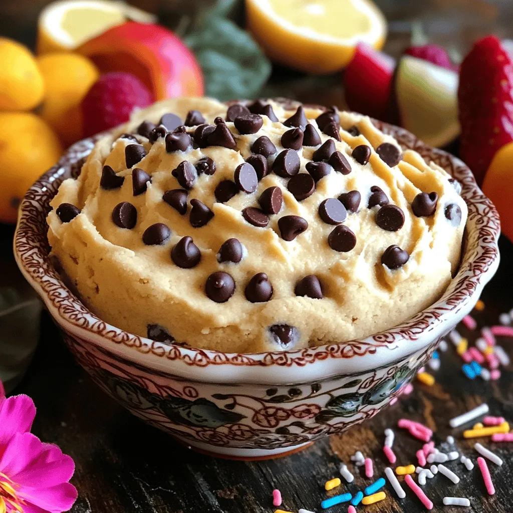 Chocolate Chip Cookie Dough Dip Irresistible Treat