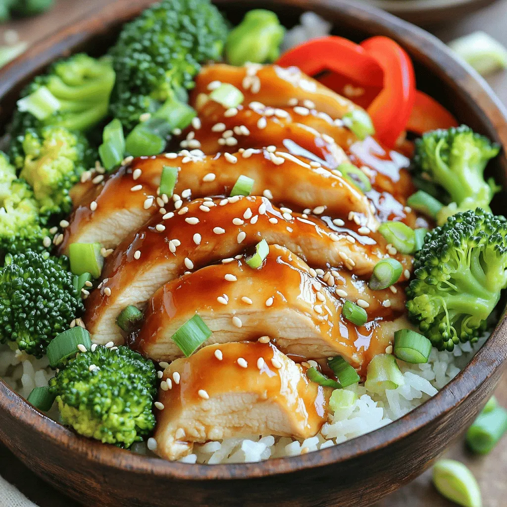 Teriyaki Chicken Rice Bowls Delicious and Easy Meal