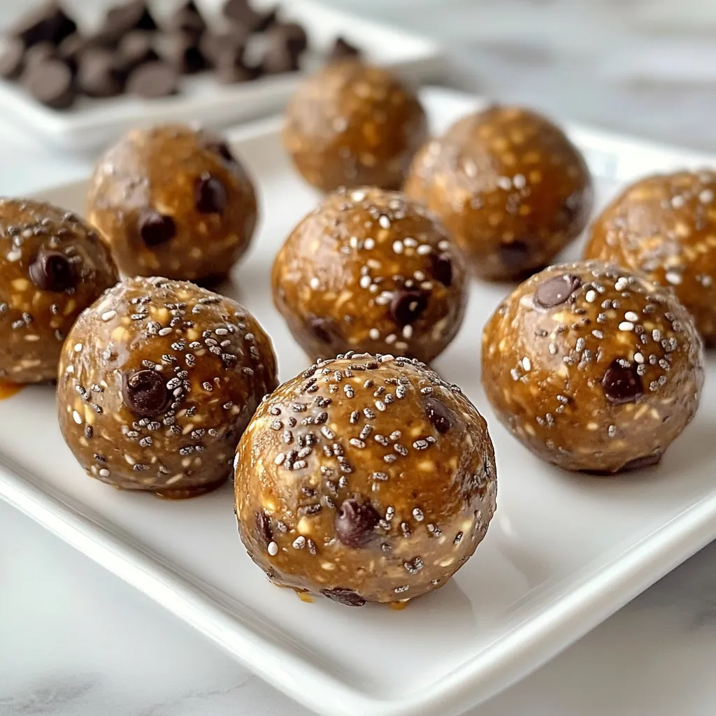 Peanut Butter Chocolate Energy Balls Easy Snack Treat