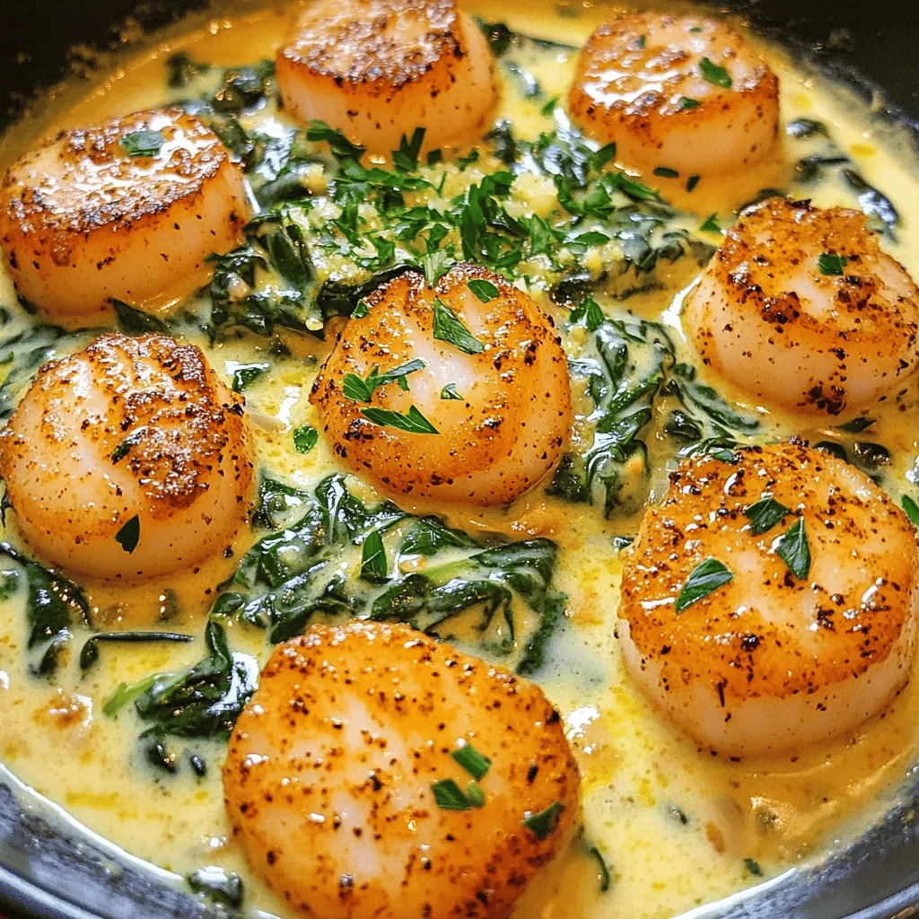 Cajun Scallops in Creamy Sauce Rich Flavor Bowl