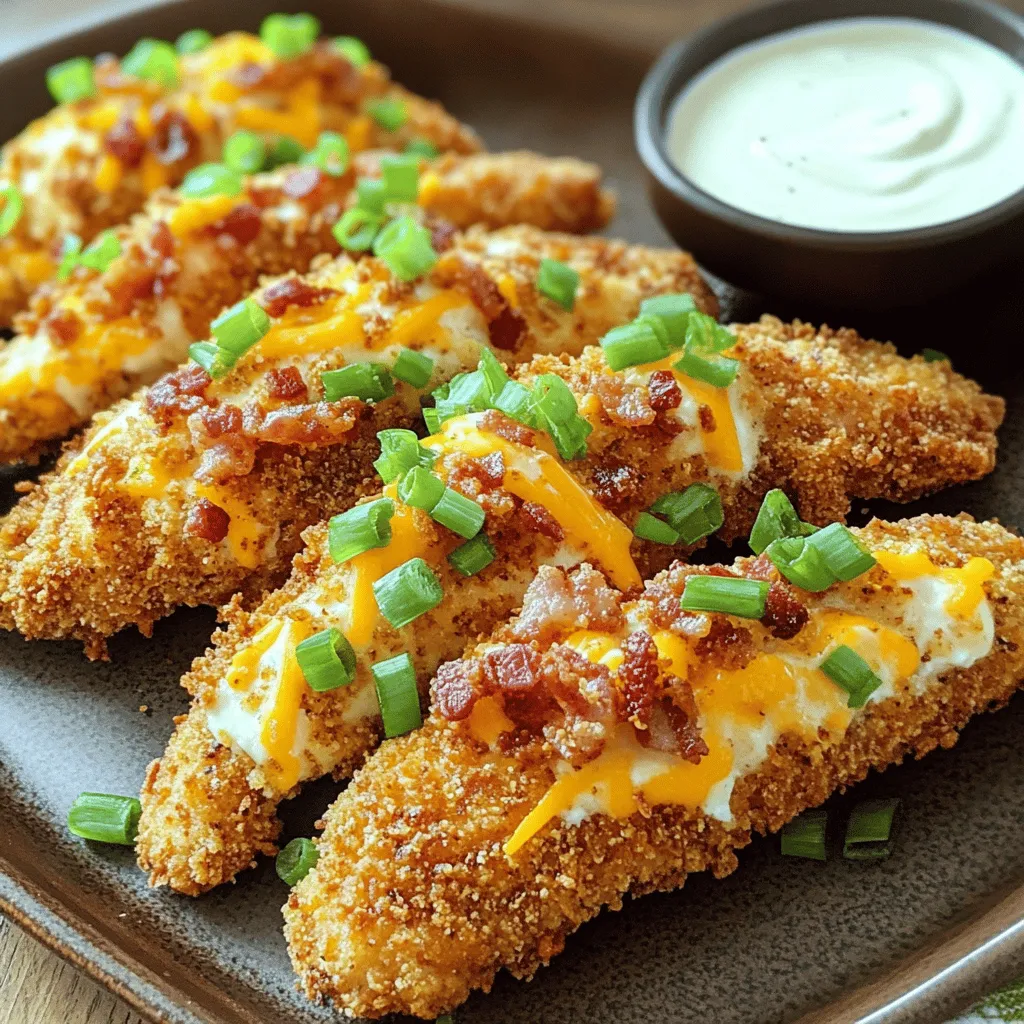 Crack chicken tenders are a fun twist on regular chicken tenders. They get their name from the mix of flavors that make them so addictively tasty. This dish combines savory ranch seasoning, creamy cheese, and crispy bacon. Each bite bursts with flavor that keeps you coming back for more.