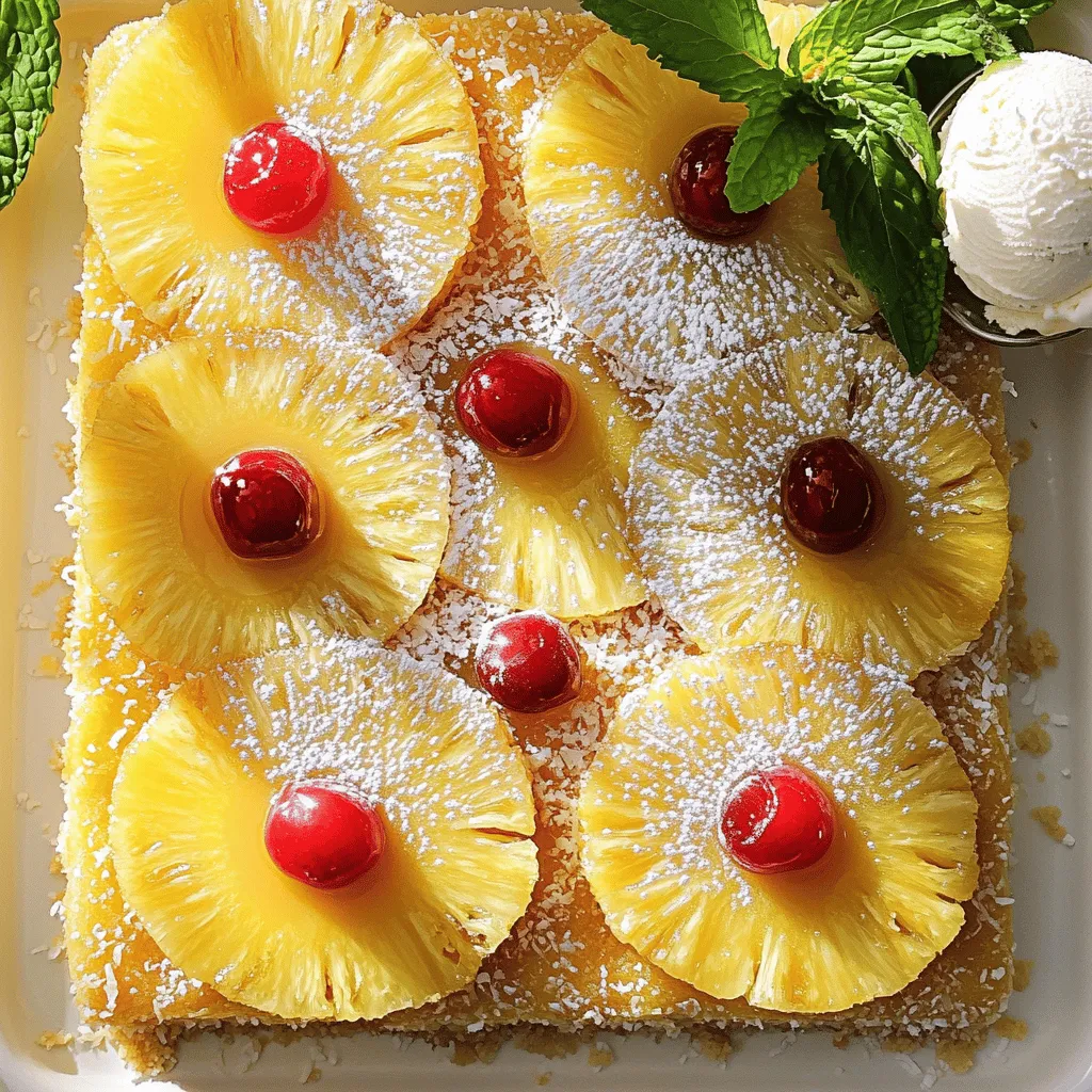 Tropical Delight Pineapple Upside Down Cake Recipe