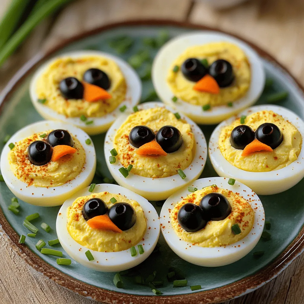 Deviled Egg Chicks Recipe Fun and Creative Treat