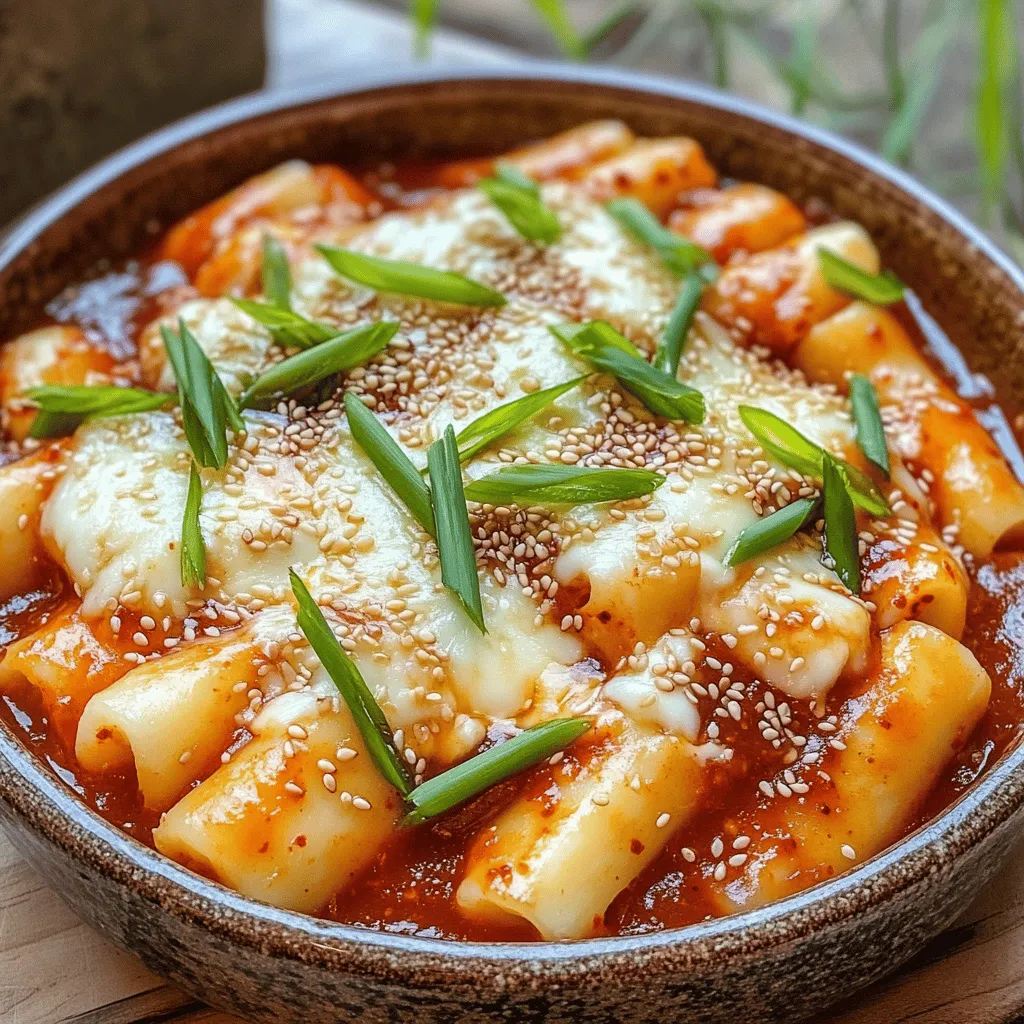 Cheese Tteokbokki Flavorful and Comforting Delight