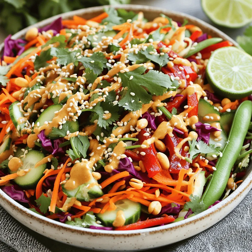 Crunchy Thai Peanut Salad Fresh and Flavorful Recipe