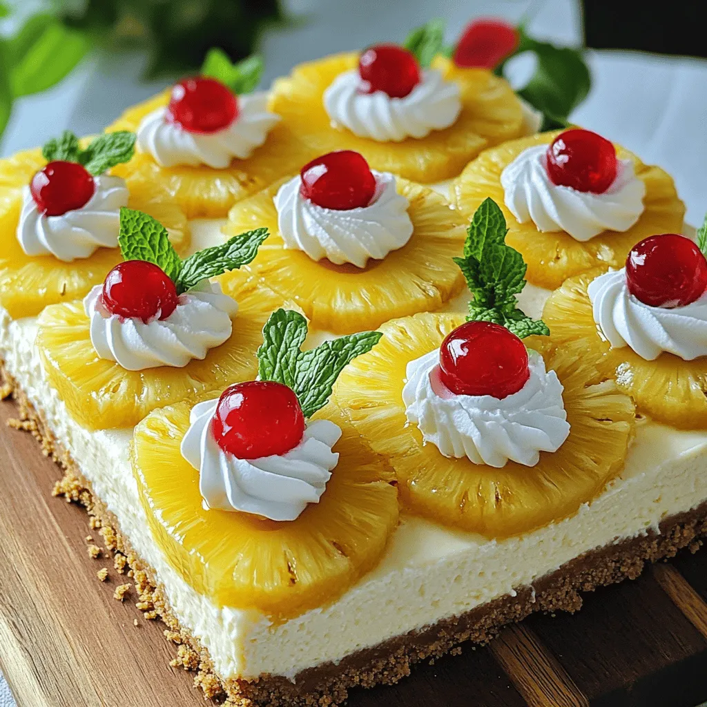 To make a delicious Pineapple Upside-Down Cheesecake, you need the following items: