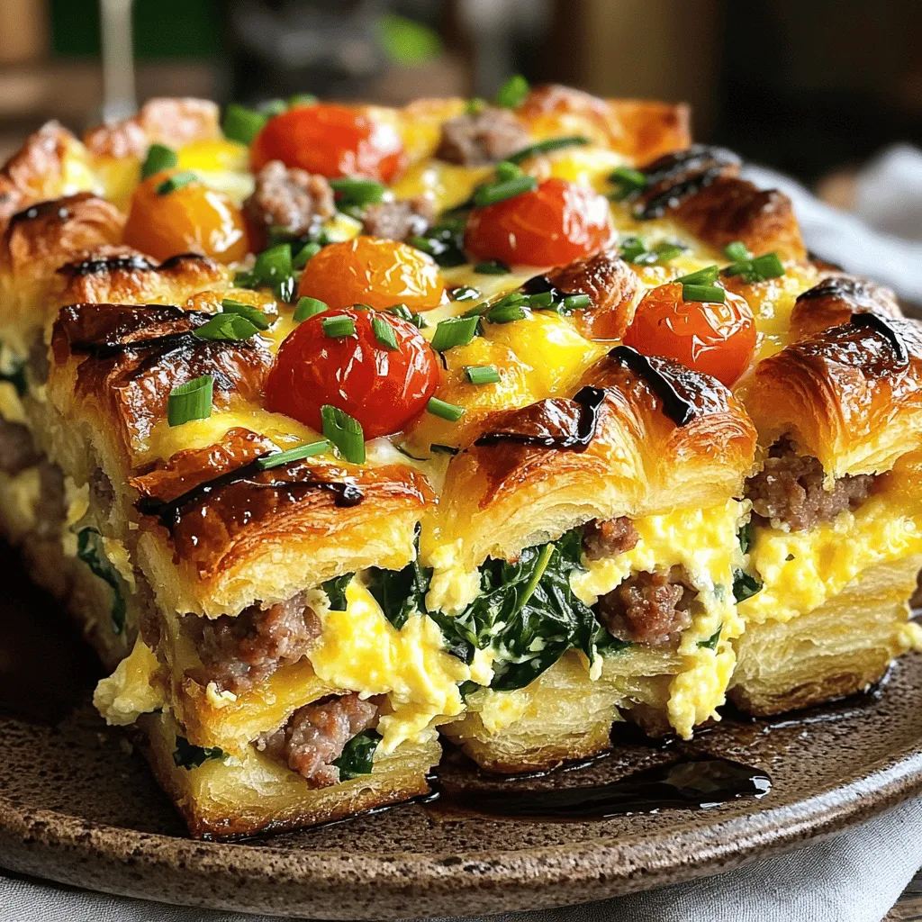 Breakfast Strata with Croissants Tasty and Hearty Dish