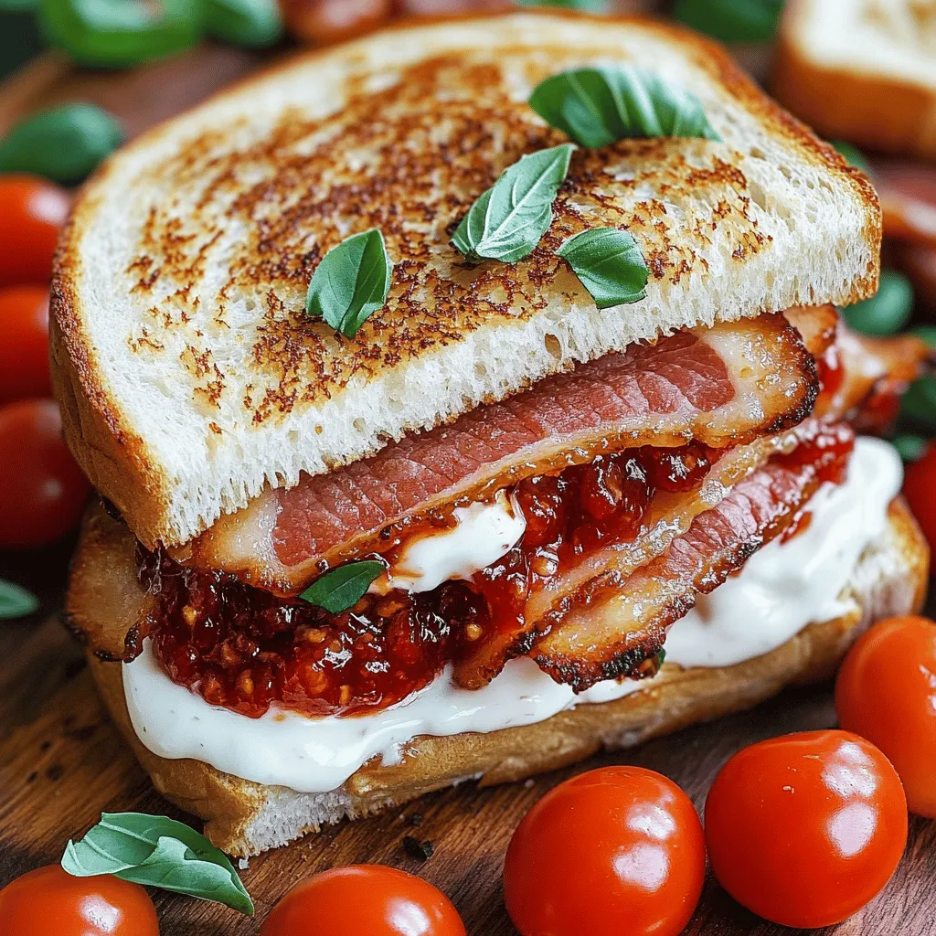 The Ultimate BLT with Bacon Tomato Jam: A Unique Twist on a Classic Sandwich
