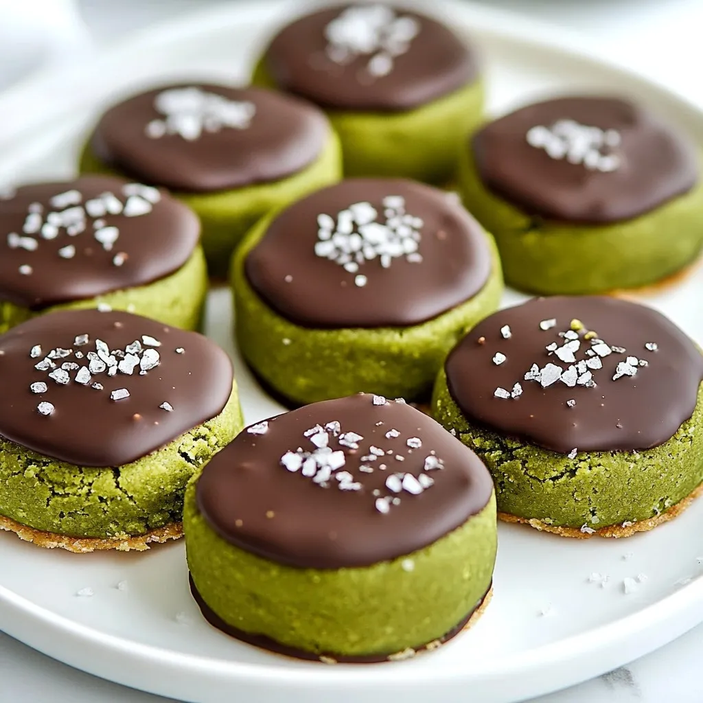 Chocolate Dipped Matcha Shortbread Irresistible Treat