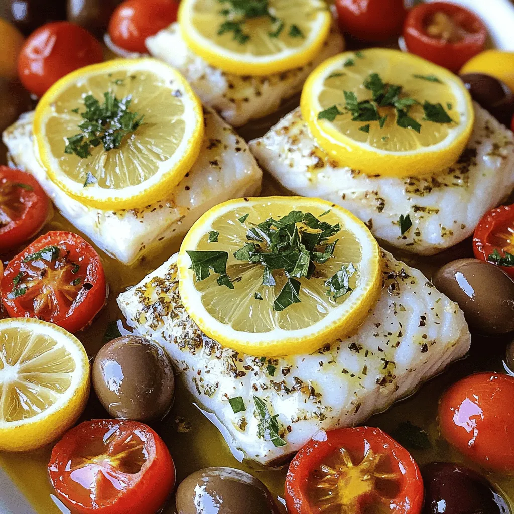To make Mediterranean baked fish, you need a few key ingredients. First, choose your fish. White fish like cod or sea bass works best. They cook evenly and taste great.