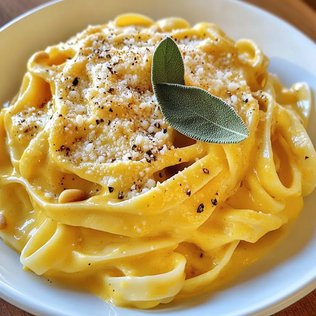 Creamy Pumpkin Sage Pasta Flavorful Fall Delight