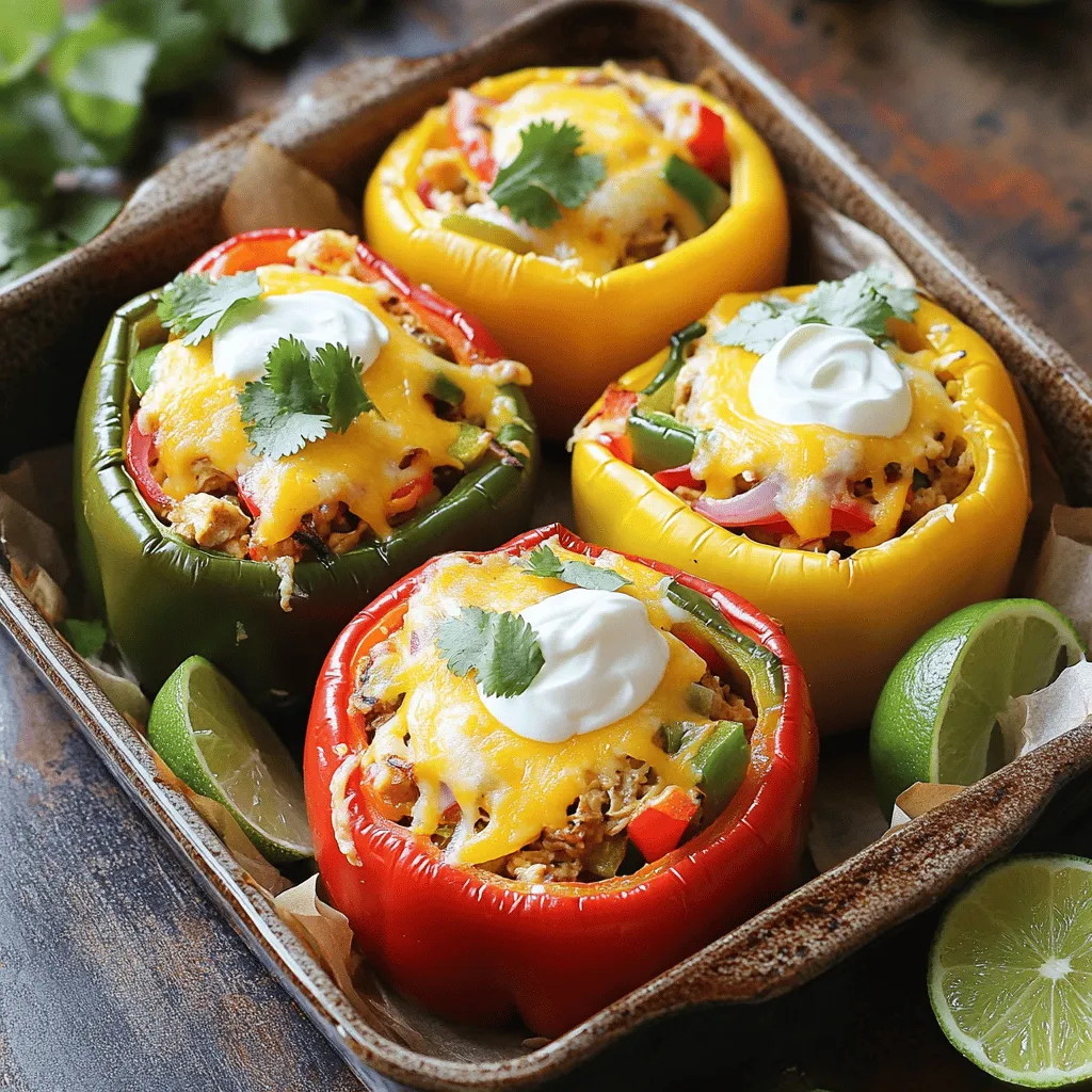 Chicken Fajita Stuffed Peppers Flavorful and Easy Recipe