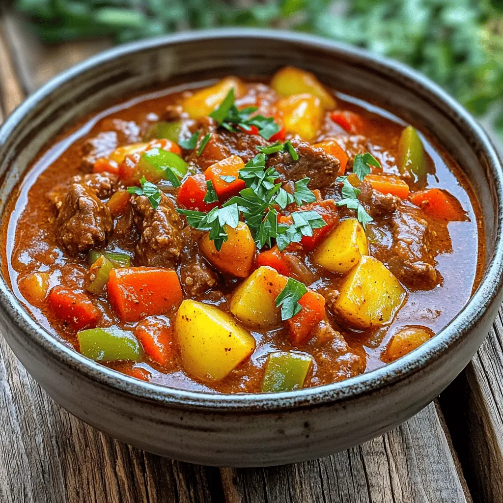 Authentic German Goulash Rich and Flavorful Comfort Dish