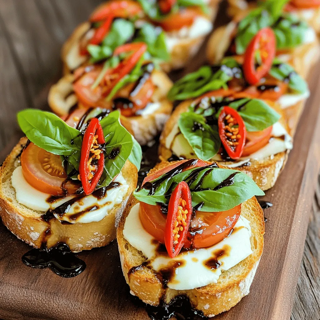 Spicy Caprese Baguettes Delightful and Easy Recipe
