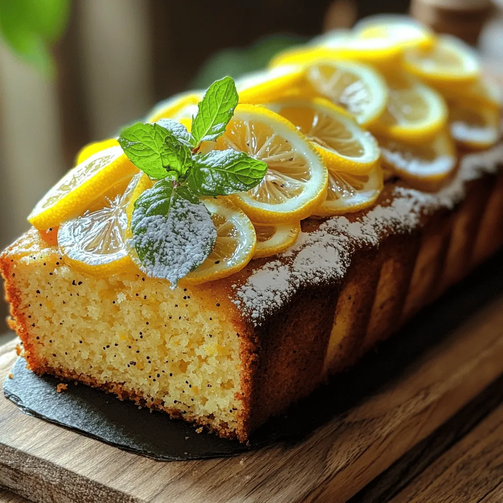 To make the perfect Italian lemon pound cake, you need simple yet quality ingredients. Gather 1 ½ cups of all-purpose flour, 1 teaspoon of baking powder, ½ teaspoon of baking soda, and ¼ teaspoon of salt. You will also need ½ cup of softened unsalted butter, 1 cup of granulated sugar, and 3 large eggs. Don’t forget the star flavors: 1 tablespoon of lemon zest, ¼ cup of fresh lemon juice, and 1 teaspoon of vanilla extract. Feel free to add 1 tablespoon of poppy seeds for some fun texture.