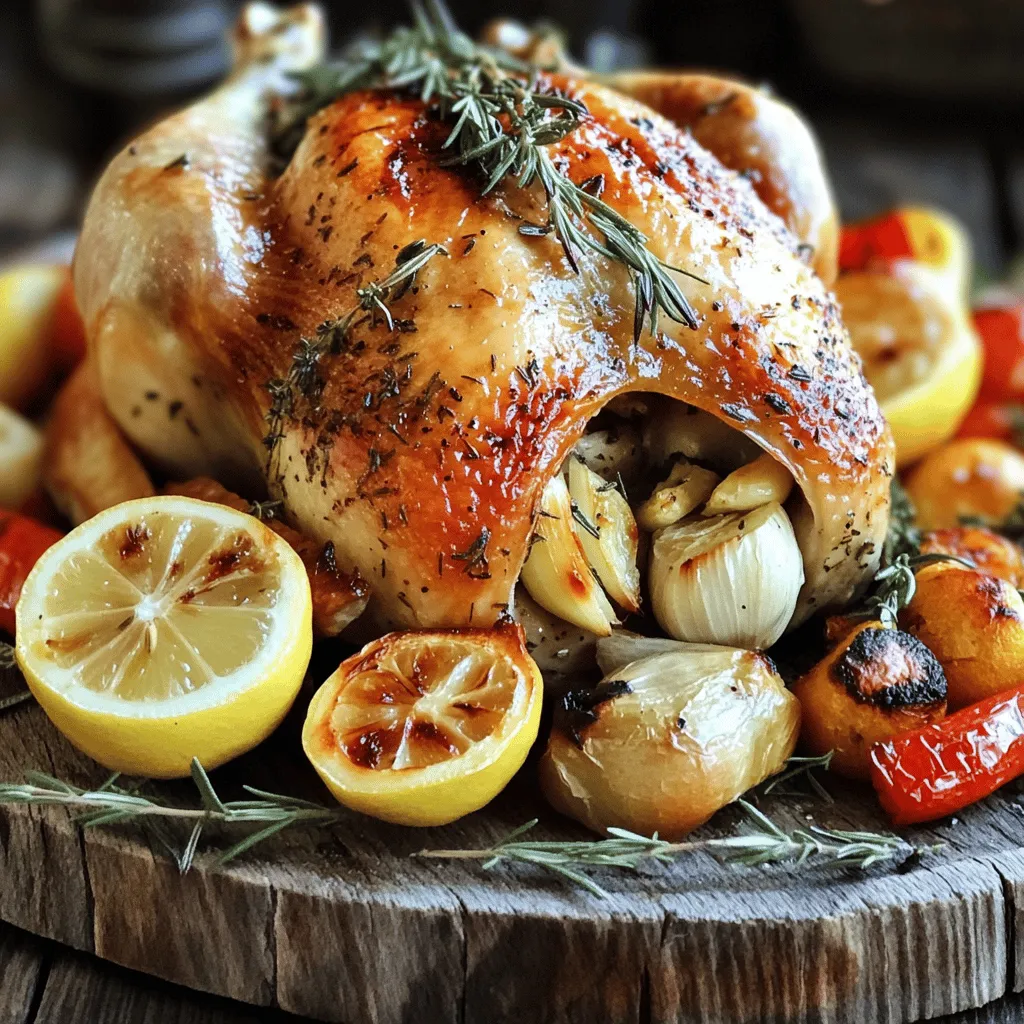Garlic Herb Roasted Chicken Tasty and Simple Recipe