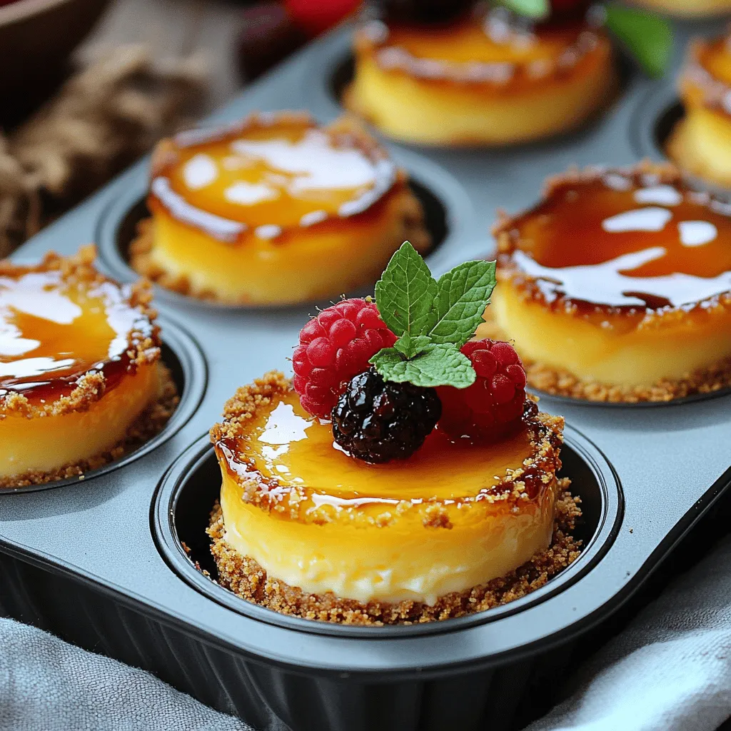Irresistible Mini Crème Brûlée Cheesecakes Easy Treat