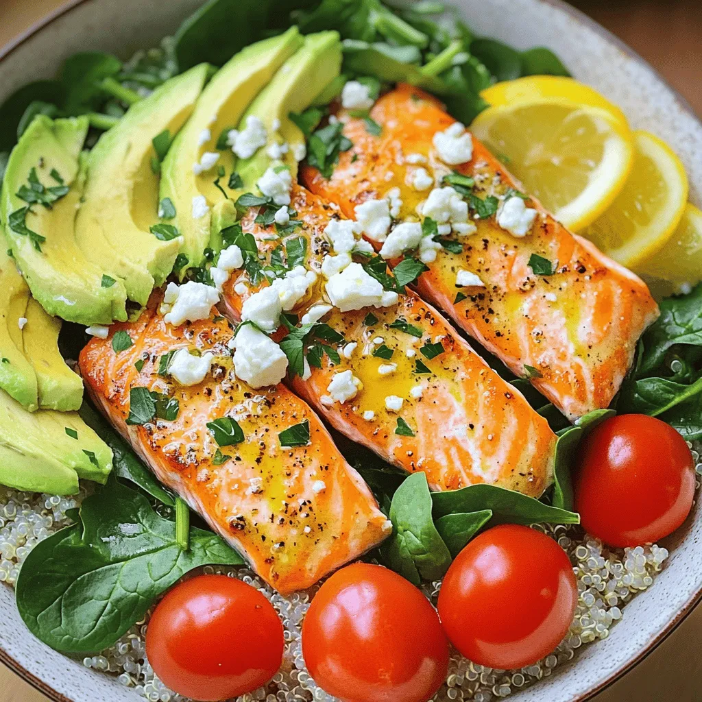 Epic Garlic-Lemon Salmon Power Bowl Healthy Delight