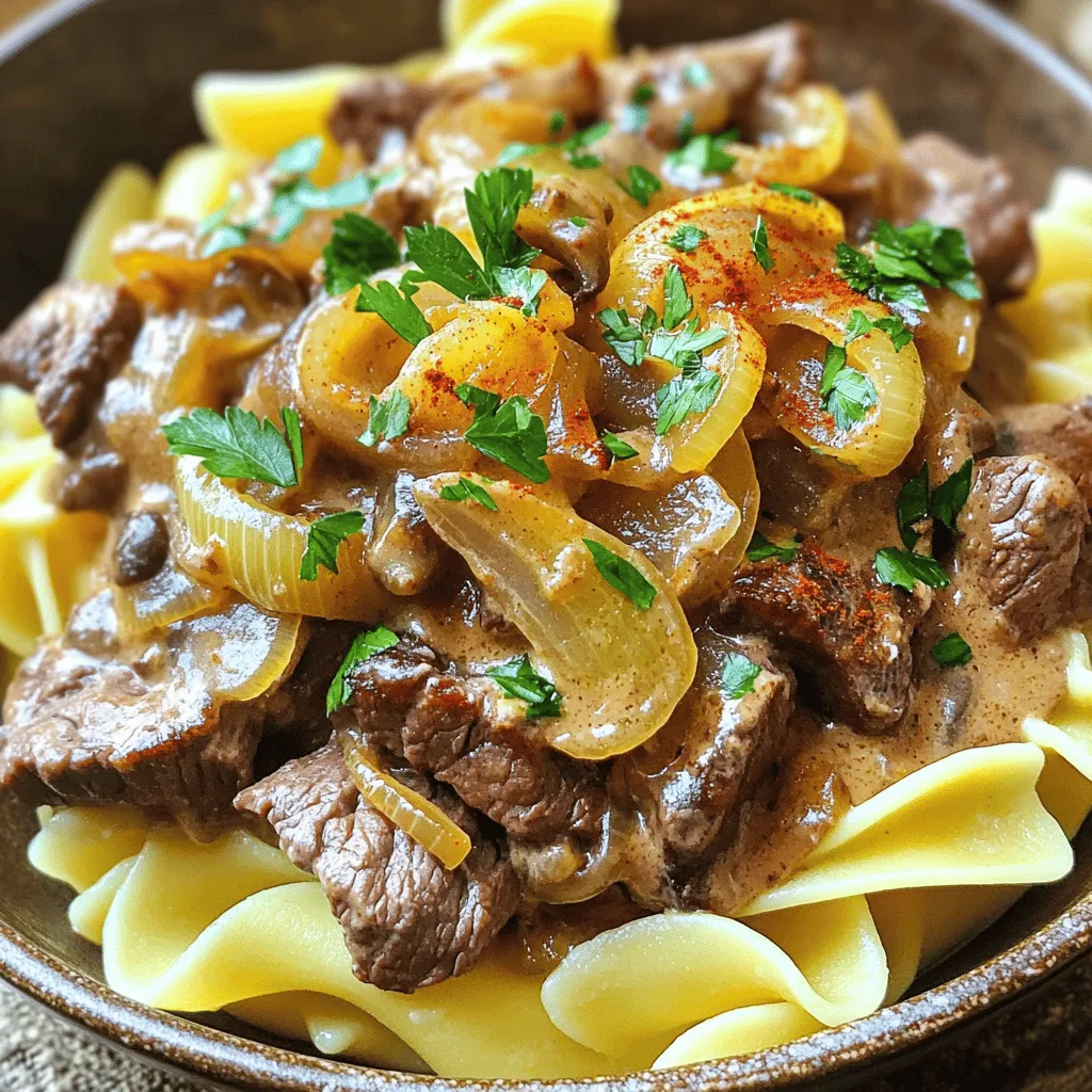 Savory Beef Stroganoff Easy to Make and Delicious