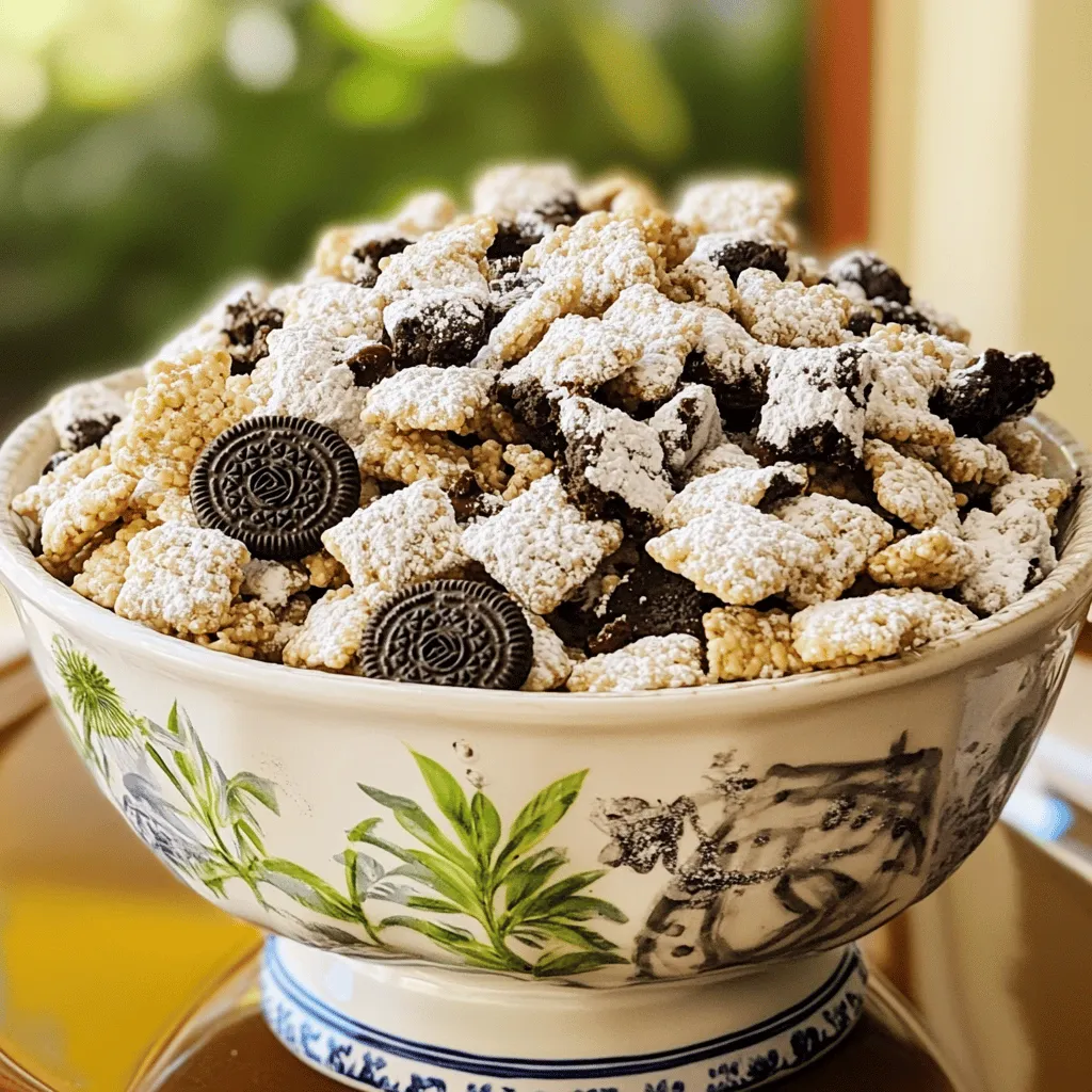 Cookies &#038; Cream Puppy Chow Irresistible Sweet Treat
