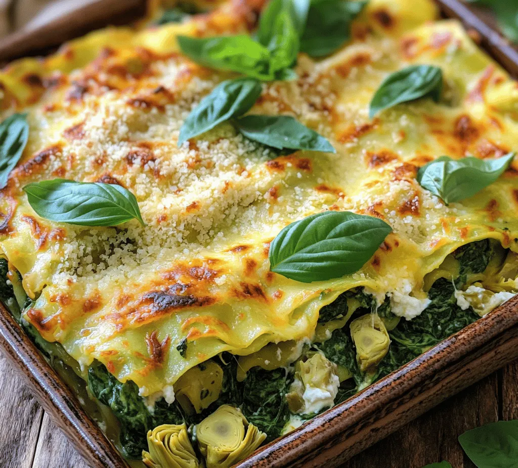 Lasagna is a dish that evokes warmth and nostalgia, a quintessential comfort food that has graced dinner tables for generations. Its layered structure, usually rich with cheese, sauce, and pasta, provides a satisfying meal that brings families together during special gatherings or cozy weeknight dinners. While traditional lasagna recipes often revolve around ground meat and marinara sauce, we are proud to present a unique twist with our Cheesy Chicken Spinach and Artichoke Lasagna. This delightful recipe marries the classic flavors of lasagna with the nutritious benefits of spinach, artichokes, and tender chicken, creating a dish that is both indulgent and health-conscious.
