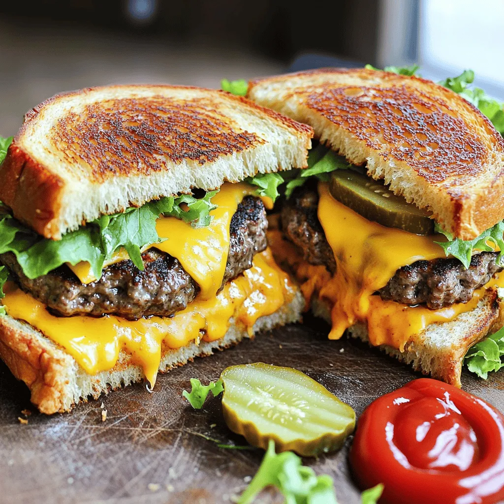 Ultra-Crispy Grilled Cheese Burgers: The Ultimate Comfort Food Fusion