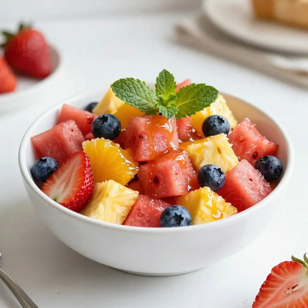 Honey Lime Fruit Salad Refreshing and Healthy Recipe