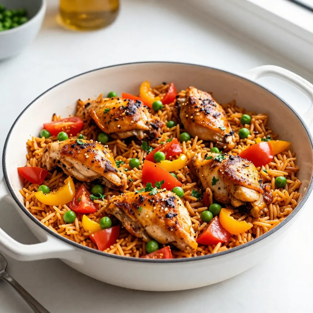 Cajun Chicken and Rice Skillet Savory One-Pan Meal