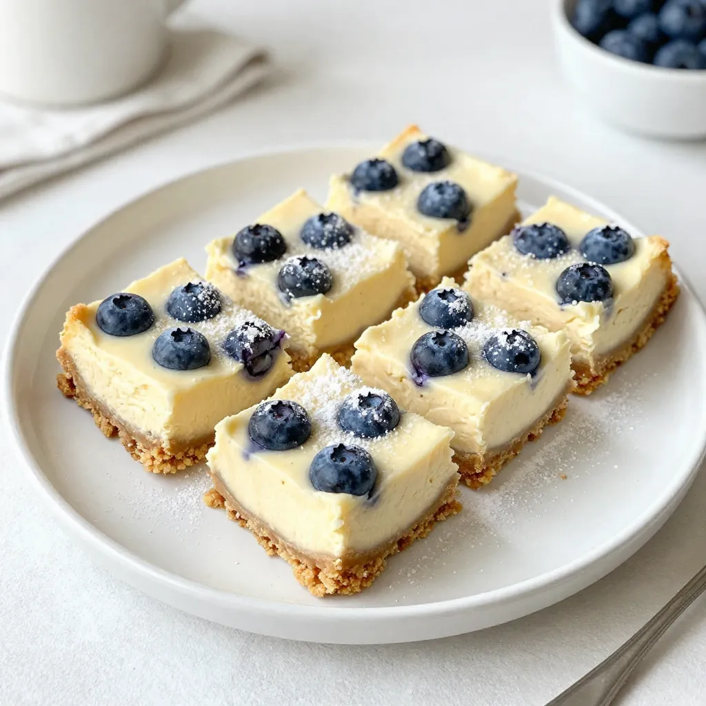 Lemon Blueberry Cheesecake Bars Scrumptious Treats