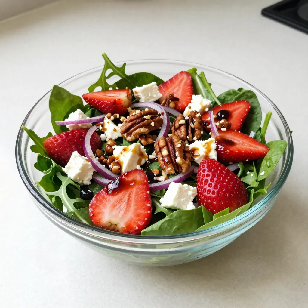 Strawberry Pecan Salad Fresh and Flavorful Delight