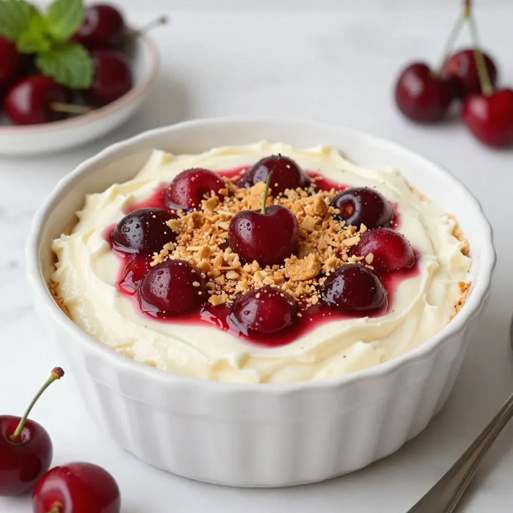 Cherry Cheesecake Dip Tasty and Simple Dessert Delight
