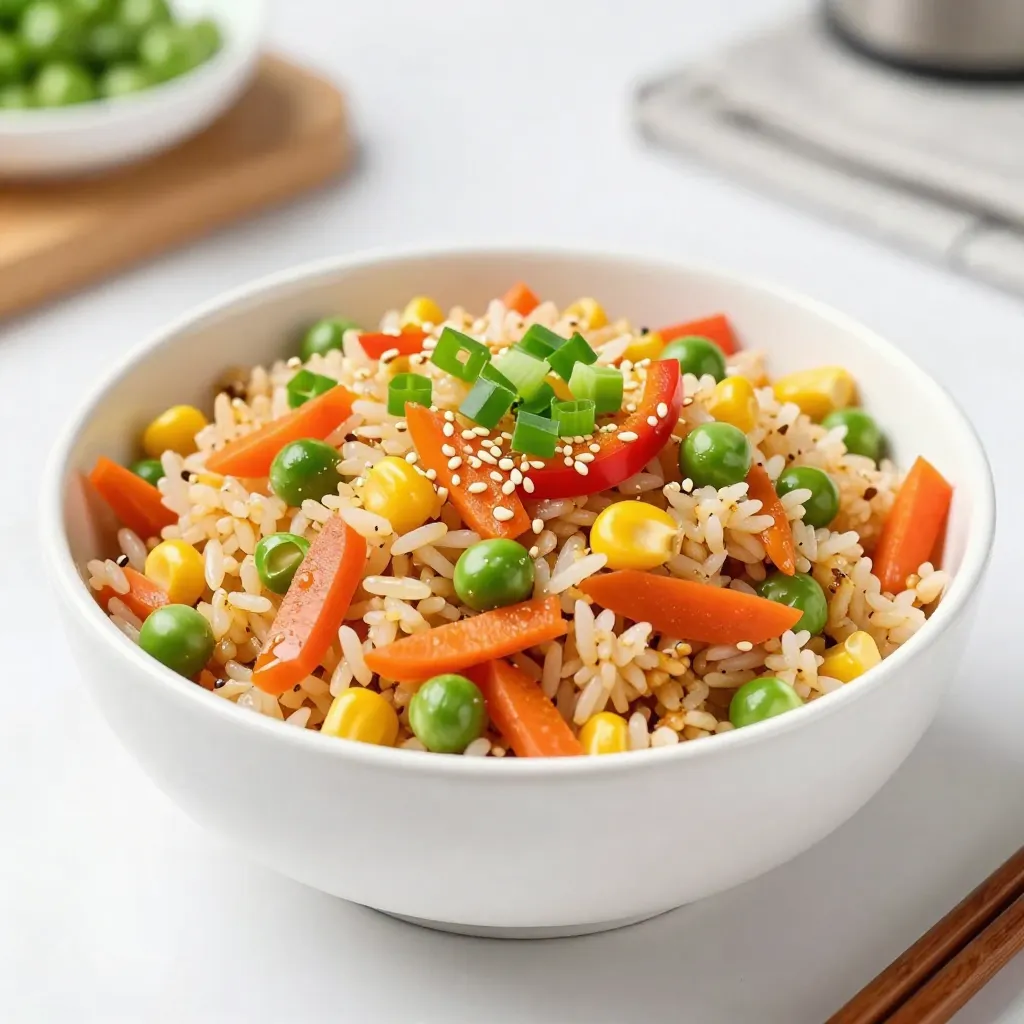 Easy Veggie Fried Rice Simple Hours of Flavor
