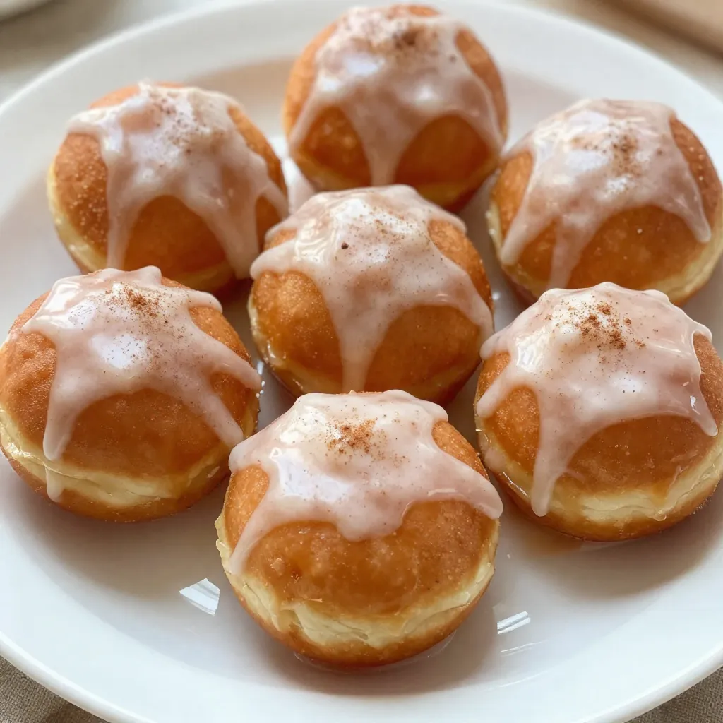 Apple Cider Glazed Donut Holes Tasty Treat Recipe