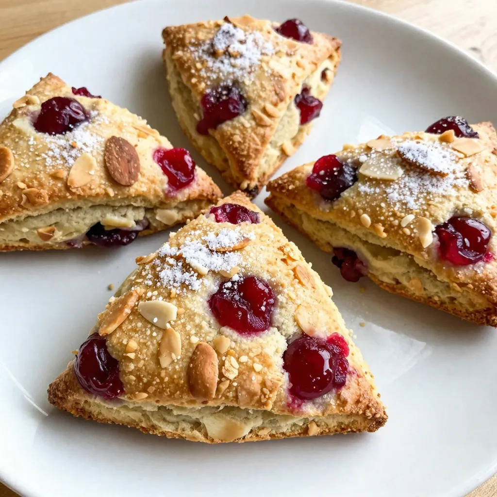 Cherry Almond Scones Delightful and Easy Recipe