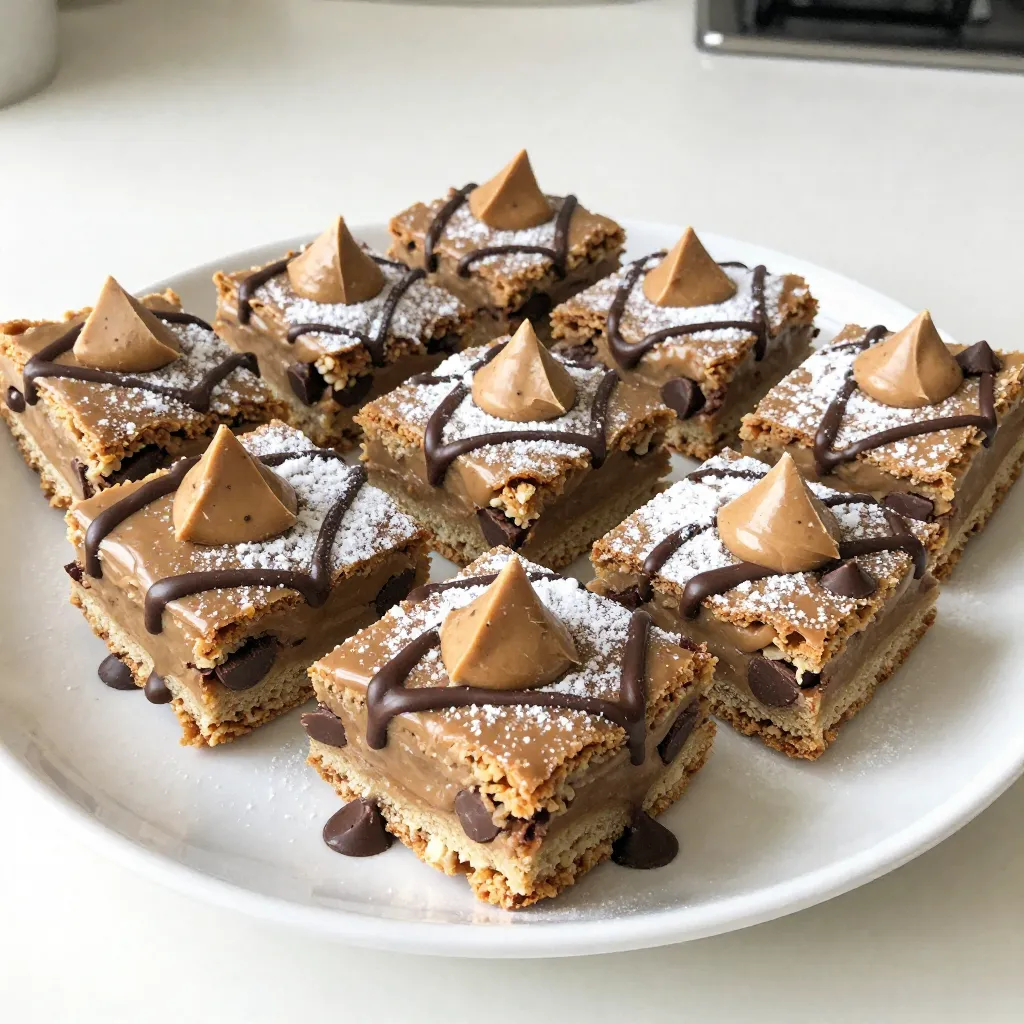 Peanut Butter Cup Blondies Divine and Easy Recipe