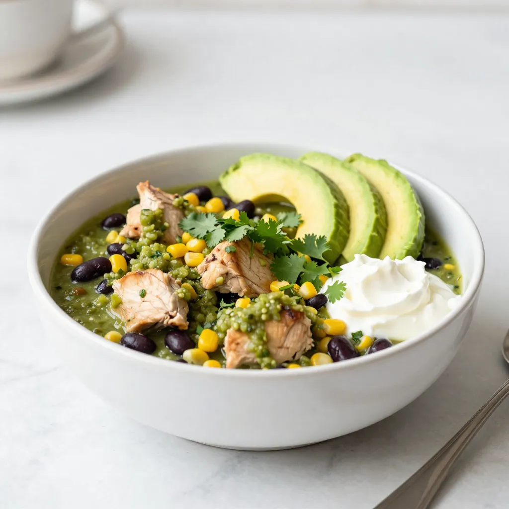 Salsa Verde Chicken Chili Bold and Flavorful Dish