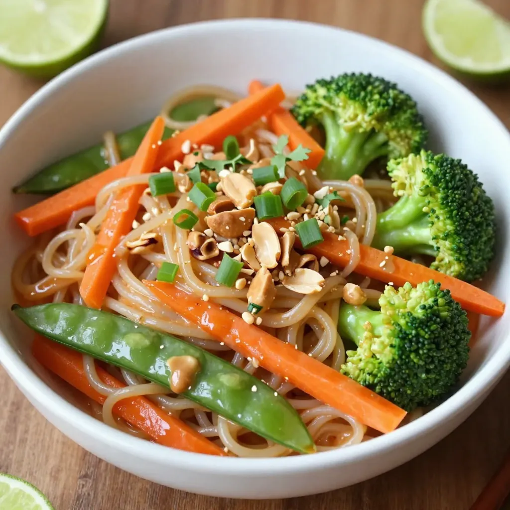 Spicy Peanut Veggie Noodles Flavorful and Quick Meal
